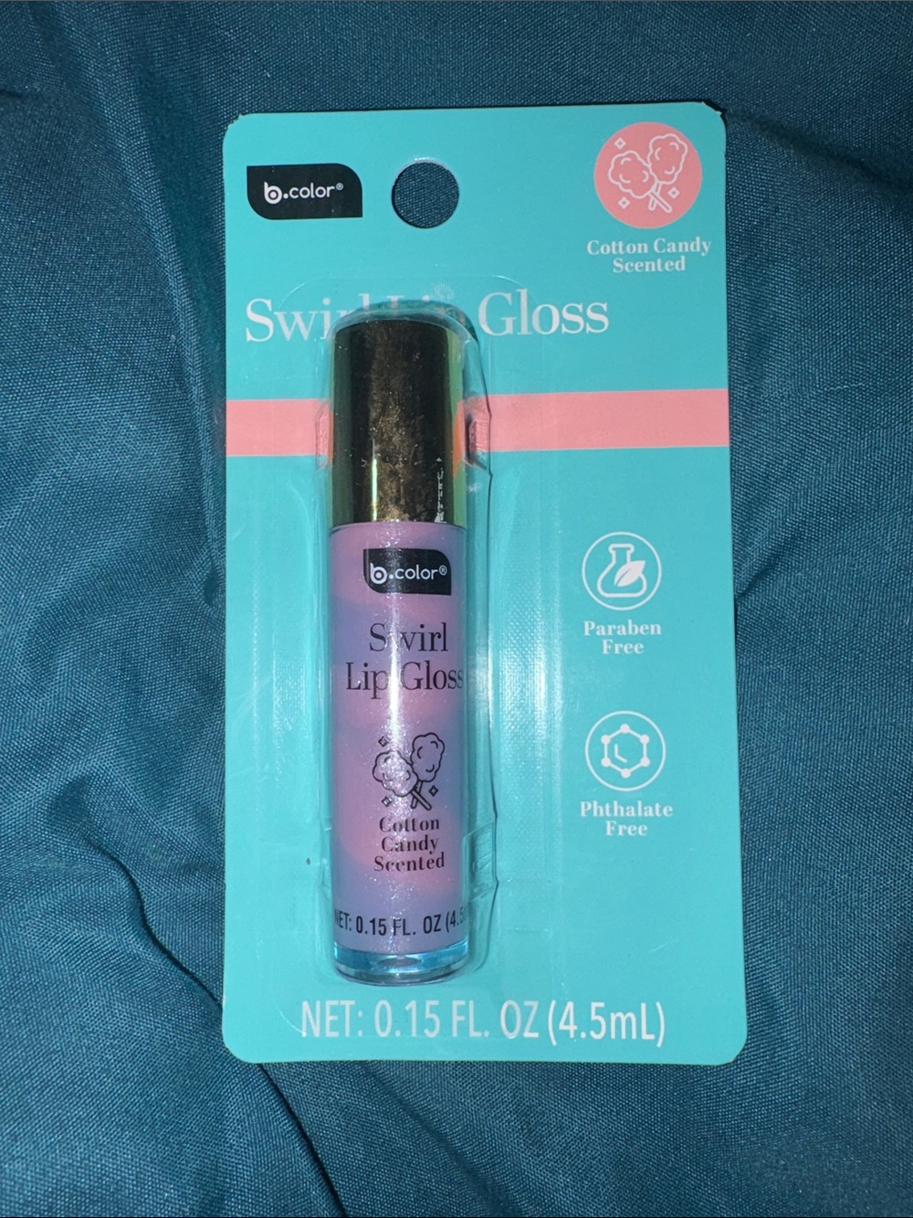 b-pure - Swirl Lip Gloss - Lilac (Cotton Candy Scented) .15 oz